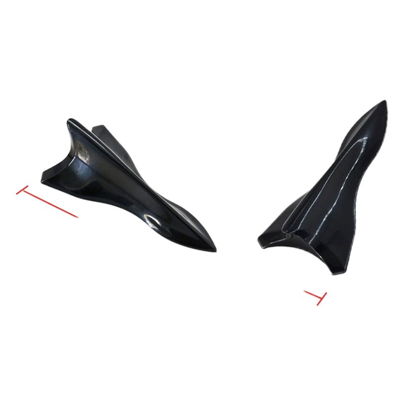Хвост крыши черный плавник акулы Универсальный заостренный бампер из углеродного волокна модификация крыши автомобиля воздушный нож