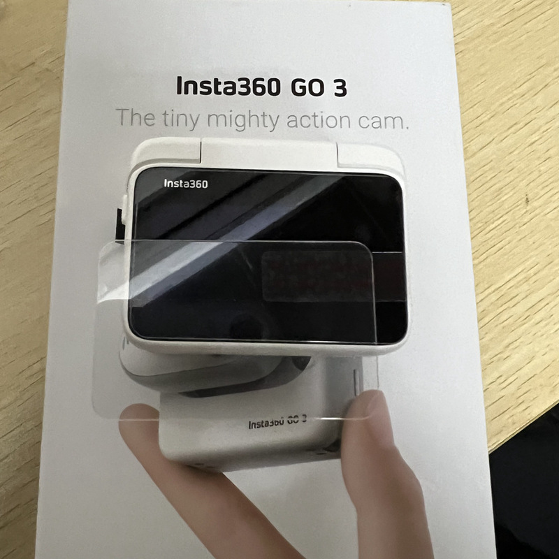 适用于影石Insta360Goultra显示屏幕钢化膜360Go3S拇指相机镜头膜|undefined
