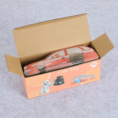 Pet Cat Scratching Board, Cat Nail Sharpening Tool, Foldable Car-shaped Magnetic Accordion Cat Toy, Pet Supplies