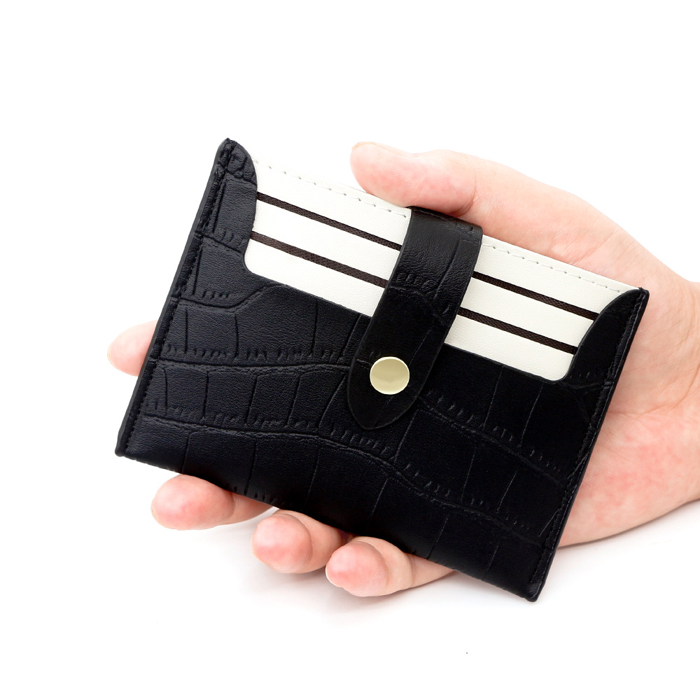 Nuevo bolso de tarjetas para mujeres, bolso de tarjetas multiplaza, bolso de cambio simple, bolso de tarjetas de certificados para mujeres, suministro directo de fabricantes