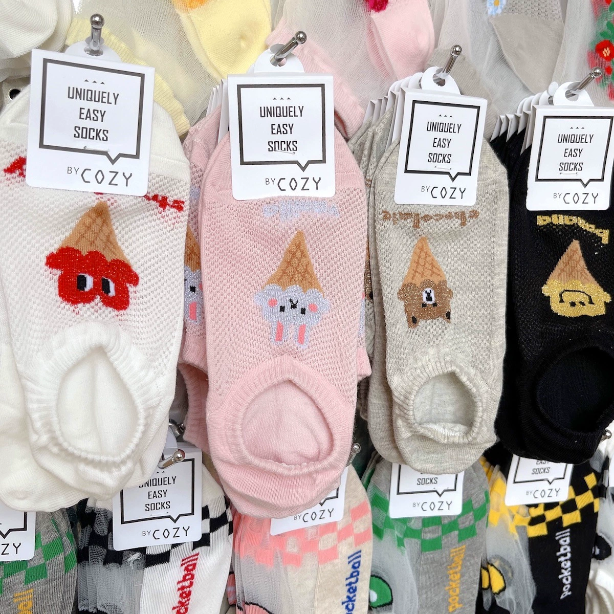 Кореанские носки Ms. Dongdaemun 1087 Лето новая COZY Женские носки японский Рожок мороженого детские тощи