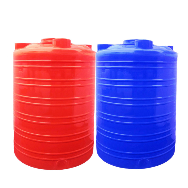 0.5T吨白色滚塑PE塑料水箱塑胶耐酸碱方箱大型屋顶储水水塔500L升