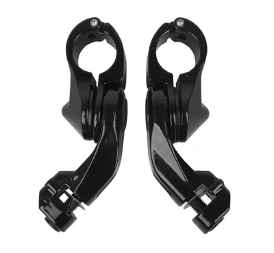 Harley-Davidson Compatible Dual Light: Motorcycle pedals - short-pedal-stand-black
