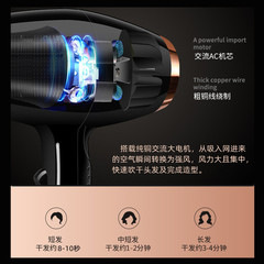 髮廊專用大功率吹風機家用理髮店大風力速乾電吹風筒冷熱風不傷發