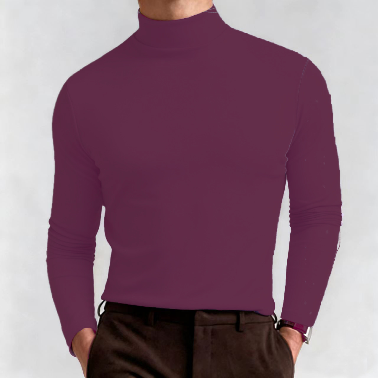 퍼플 레드 긴소매