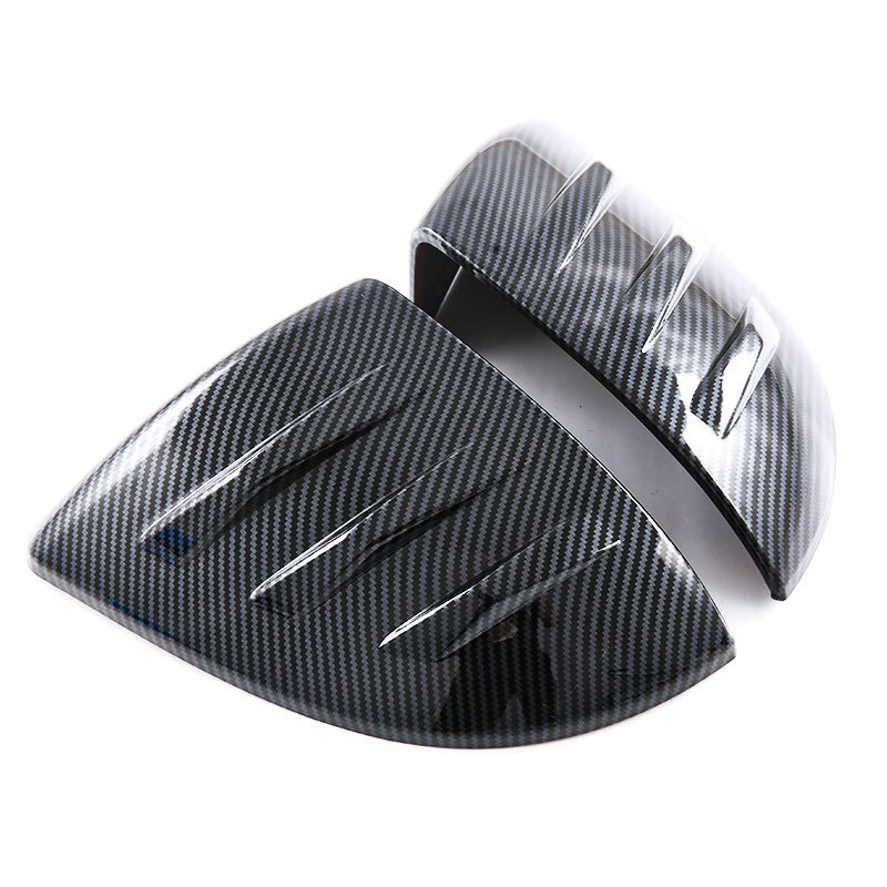 Suitable for Mg Mulan Mgmulan Rearview Mirror Cover Reversing Mirror Housing Mg4 Exterior Modification Accessories Carbon Fiber Pattern