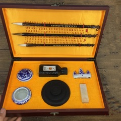 廠家批發文房四寶套裝初學者 學生入門套裝筆墨紙硯書法用品禮盒