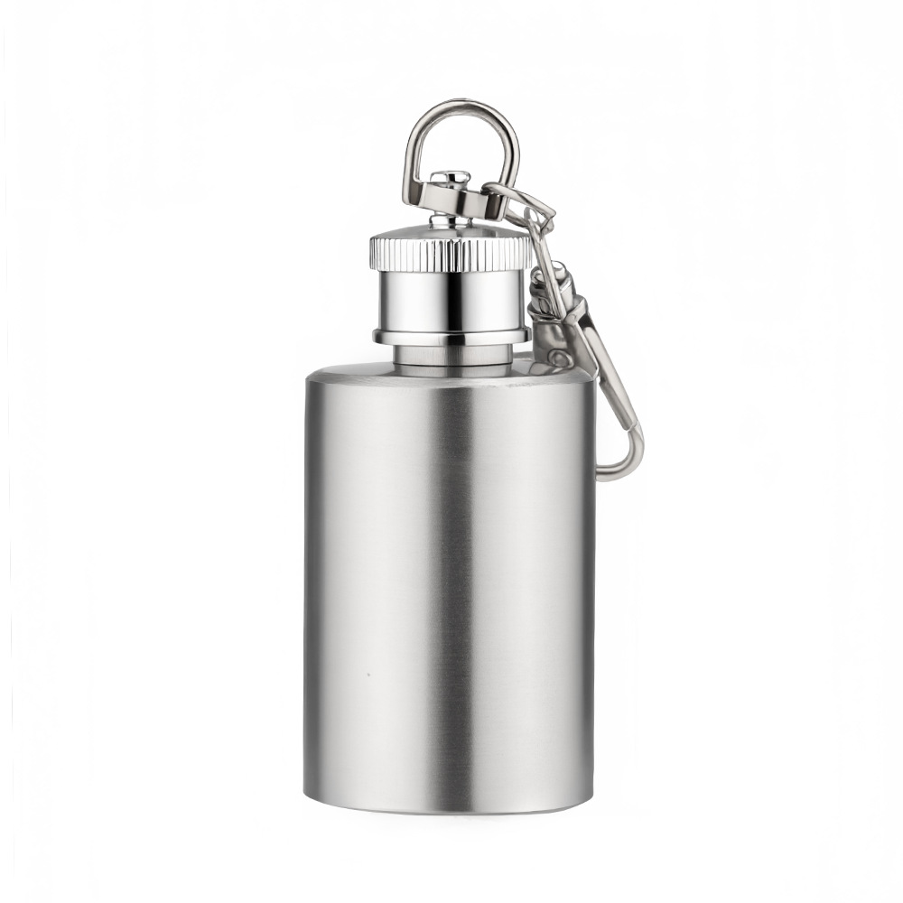 Mini botella de acero inoxidable 1 - 2 onzas botella de vino redonda portátil botella de vino cuadrada botella de vino regalo