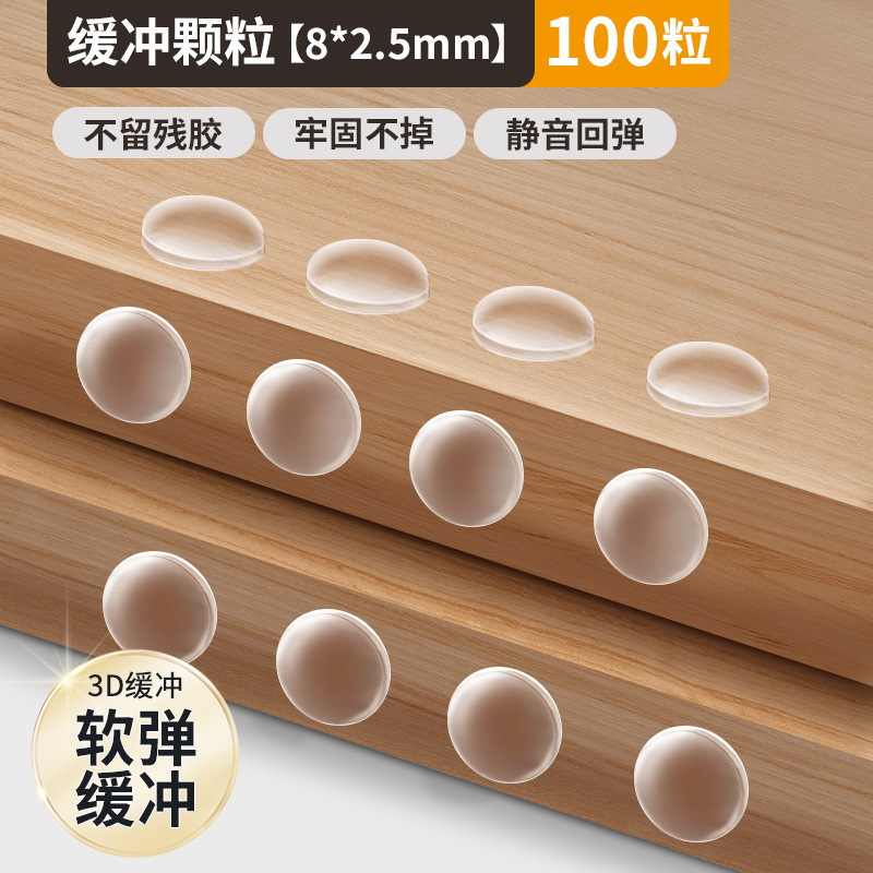 透明硅胶防撞贴门把手防撞条防滑防磕碰硅胶垫加厚静音家具防撞粒|undefined