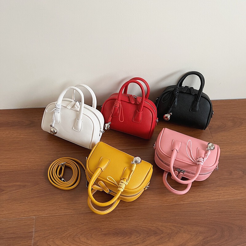 Simple Litchi Pattern Handbag Ins Casual Small Square Bag Commuter Korean Style Women's High-end Shoulder Underarm Bag Simple Litchi Pattern Handbag Ins Casual Small Square Bag Commuter Korean Style Women's High-end Shoulder Underarm Bag