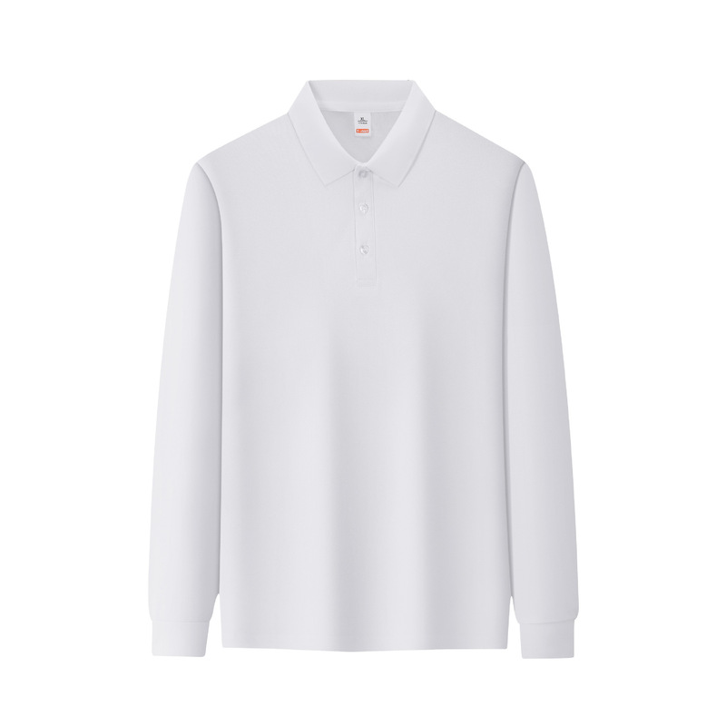 春秋新款翻领长袖POLO衫打底衫上衣工作服文化广告衫定制印logo|undefined