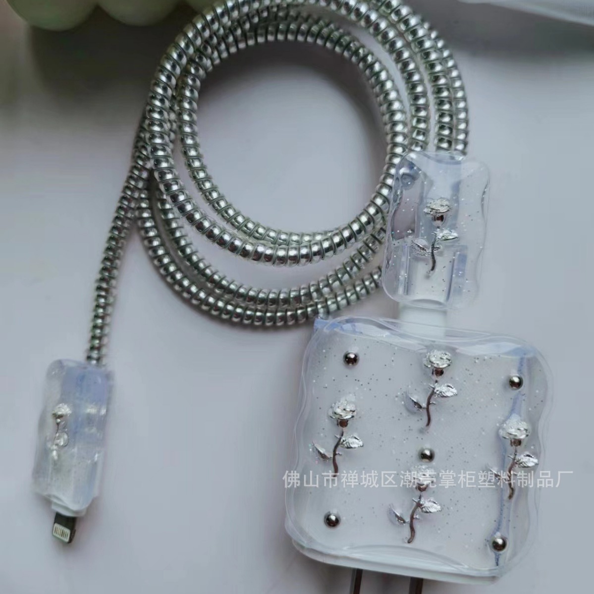 Nuevo caso de cable de datos Apple 13 caso de cargador iPhone 15 PRO 20w cargador ins oro