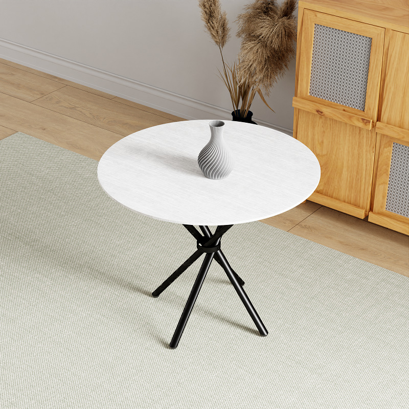 Mesa de comedor de madera sólida cuadrada MDF nórdica de alta calidad mesa de comedor