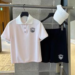 女士25春夏款高尔夫服装翻领短袖T恤休闲时尚运动上衣气质薄款