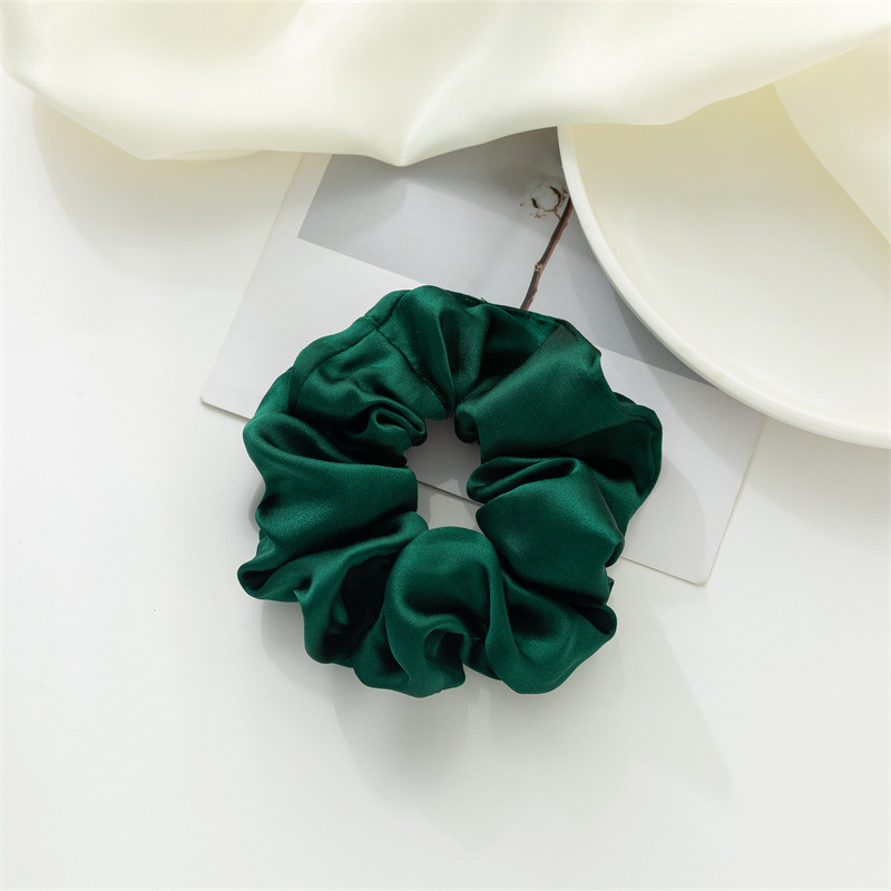 Nuevo anillo de cabello de seda Amazon color sólido universal anillo de cabello de seda coreana anillo de cabello de seda