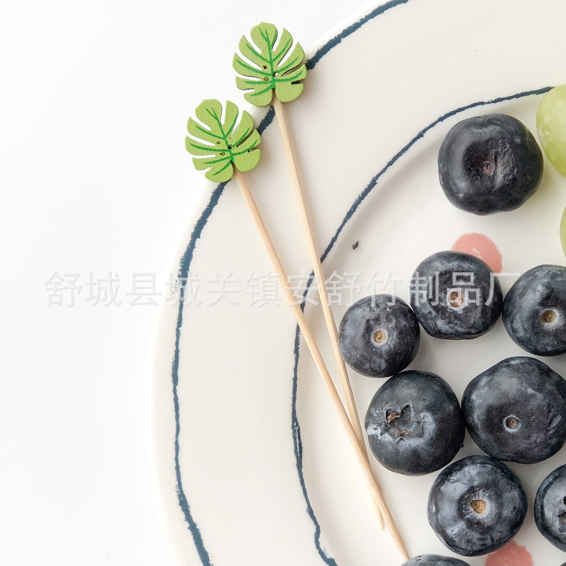 100 branches/turtle back lobe Disted skewers, fruit signature fruit skewers, bamboo stick snacks signed bamboo foreign trade cross -border supply 4