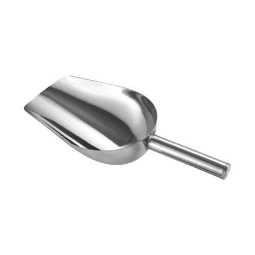 Stainless steel ice shovel thickened rice shovel flour food tea melon seeds popcorn feed flat bottom shovel milk tea shop special