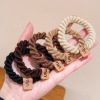 Elastic hair rope, high quality durable hair accessory, light luxury style, no hair damage