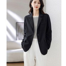 2025秋季高级西装外套女宽松版新款气质小西服日韩版女装精品6608
