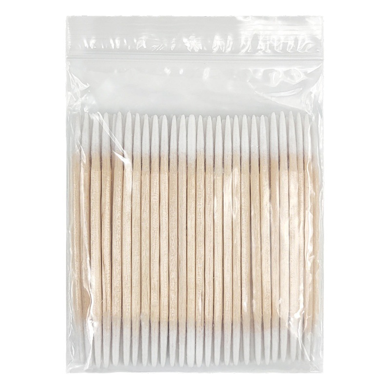 尖った口の綿棒の刺繍の化粧用の眉毛のアイラインの小さい綿棒の美容は化粧のつまようじの綿棒の超細い先の木の棒を取り除きます。