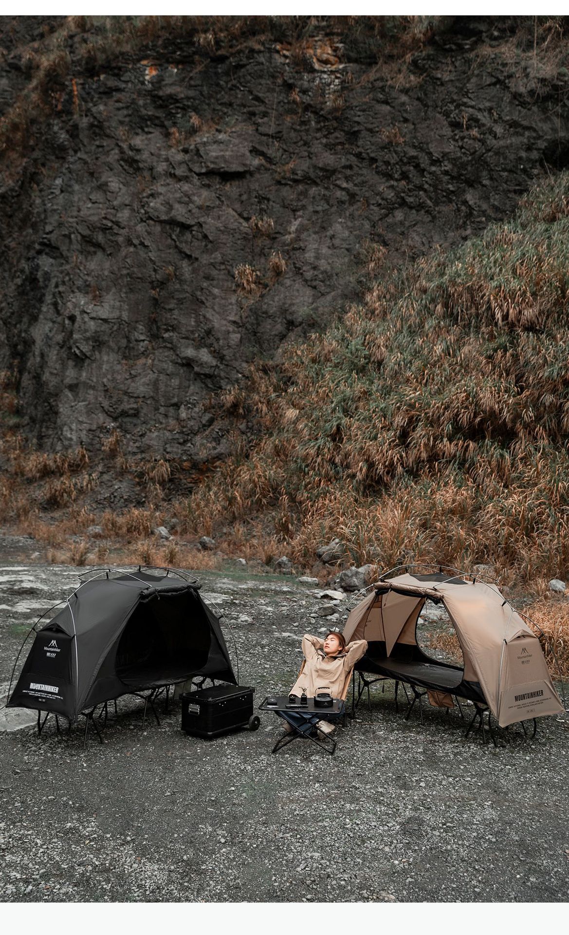 Mountain Outdoor Camping Tent, Portable Lightweight Hiking Tent for Camping, Fishing, and Mountaineering