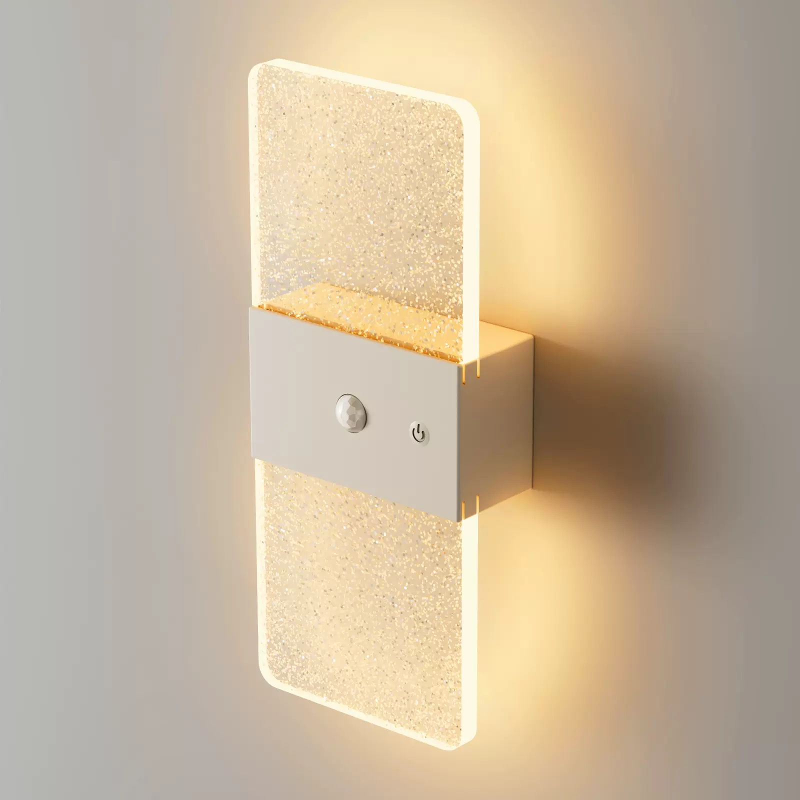 跨境新款led人体感应床头壁灯室内充电款免布线卧室客厅磁吸壁灯