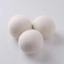 跨境供应纯羊毛干燥球洗衣球干衣机羊毛球2-10cm抛光烘干羊毛球