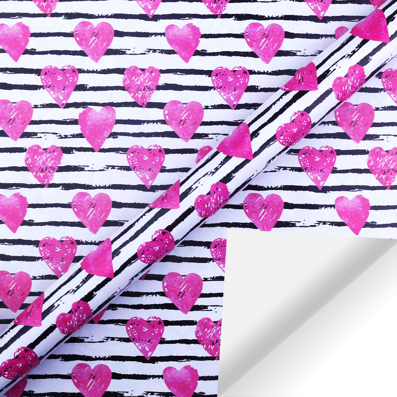 El día de San Valentín de papel recubierto de papel de regalo Amazon nuevo clásico regalo de cumpleaños de vacaciones de papel de regalo