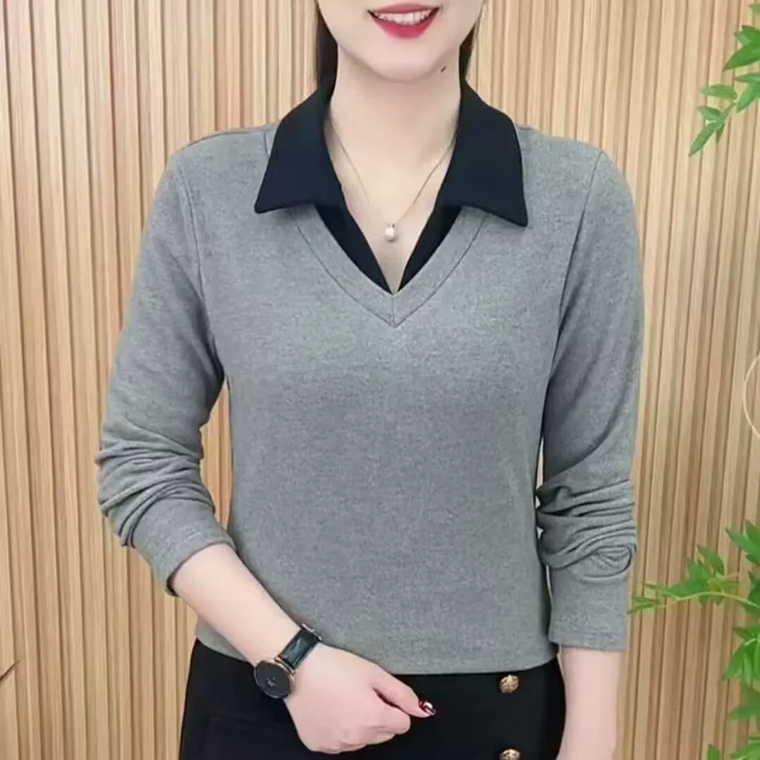 Трансграничные весенние футболки с длинными рукавами