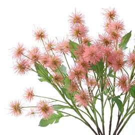 仿真果实野芒花绿植人造野果 跨境家居装饰塑料花蒲公英仿真刺球