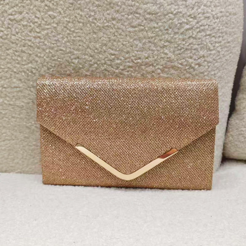 Cross-border nueva bolsa de cena de damas lujosa esquinilla pliegue de alta sensación bolsas de mano bolsa de fiesta de moda bolsa de cena