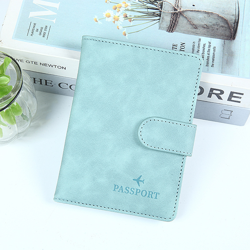 Nueva funda para pasaporte RFID, práctica y multifuncional, con almacenamiento de documentos, material PU, bolsa de viaje para pasaporte.