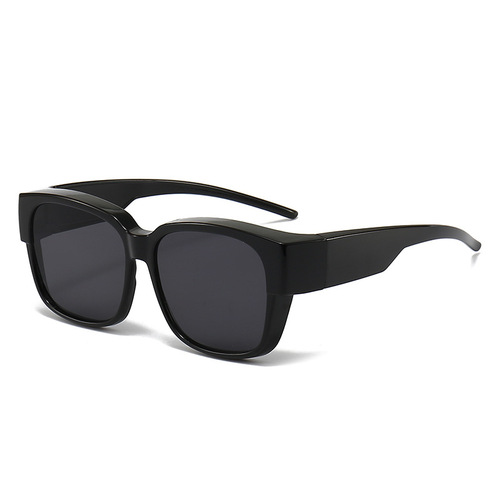 Same style sun glasses for nearsighted people, polarized sunglasses, UV protection, strong light, large frame sunglasses for men and women driving glasses 