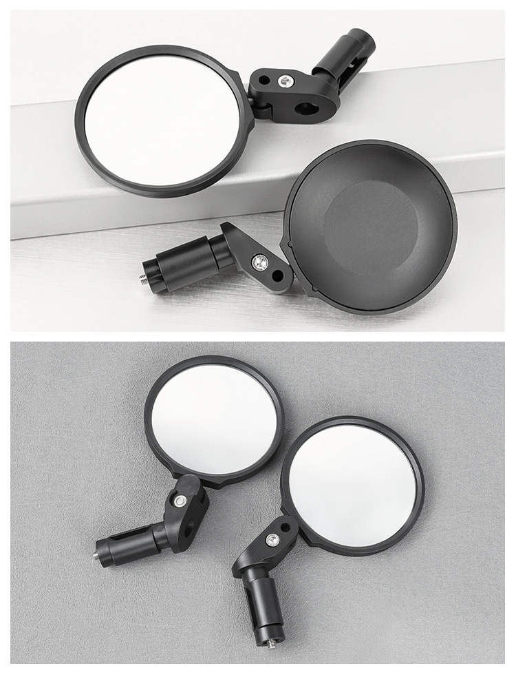 Wholesale mountain bike handlebar-mounted rearview mirrors, convex mirrors, foldable rearview mirrors, wide-angle rearview mirrors