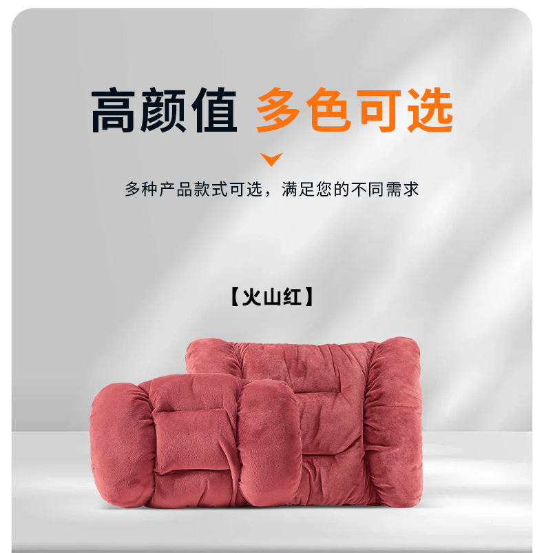 Car Headrest Autumn and Winter Style High-End Plush Car Lumbar Pillow Quilt Comfortable and Warm Car Neck Pillow