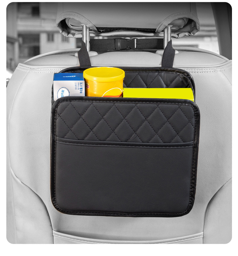 Car seat back storage bag, hanging bag, multifunctional car storage box, in-car accessories, rear seat back storage rack