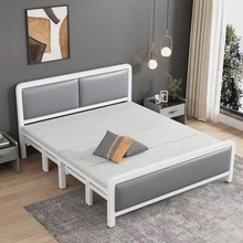 家用折叠床两用铁架简易硬板床经济型单人午休出租屋便携双人床