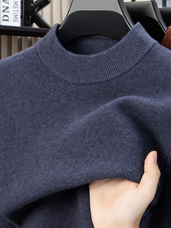 Men's demi-season woolen sweater