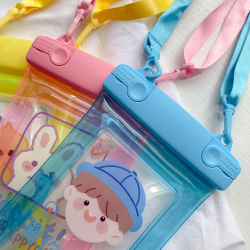 Waterproof Phone Bag with Touch Screen for Swimming, Hot Springs, Diving, Swimming Pools, Water Parks, Waterproof Phone Case for Takeaway