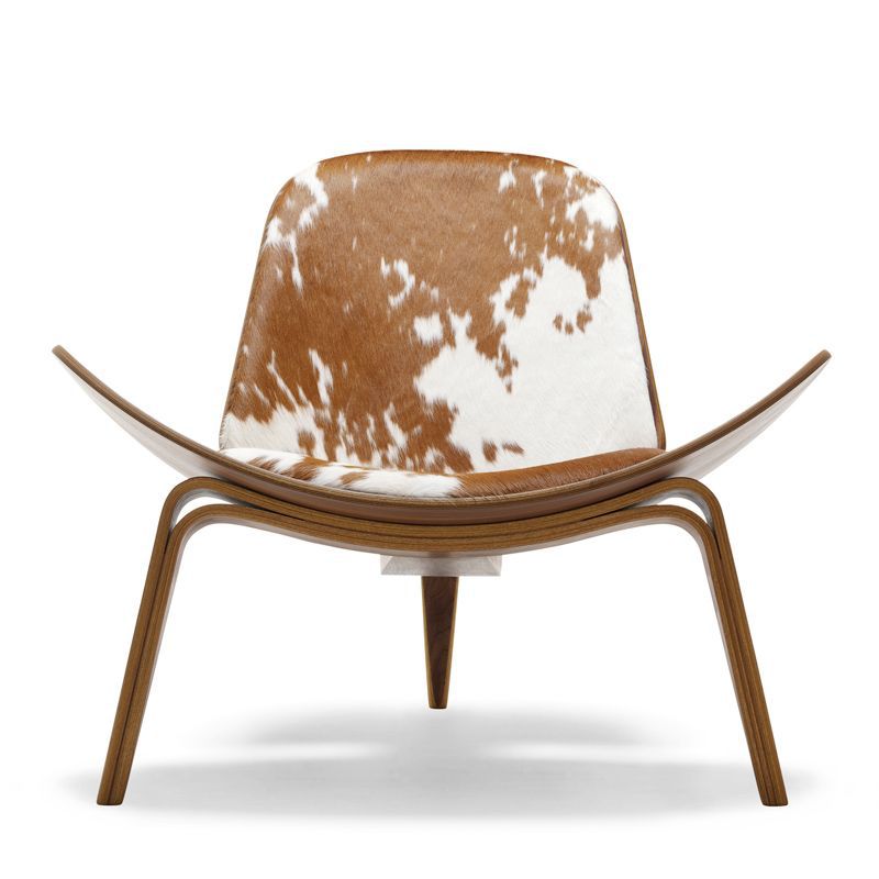 Silla nórdica moderna con respaldo para sala de estar y balcón
