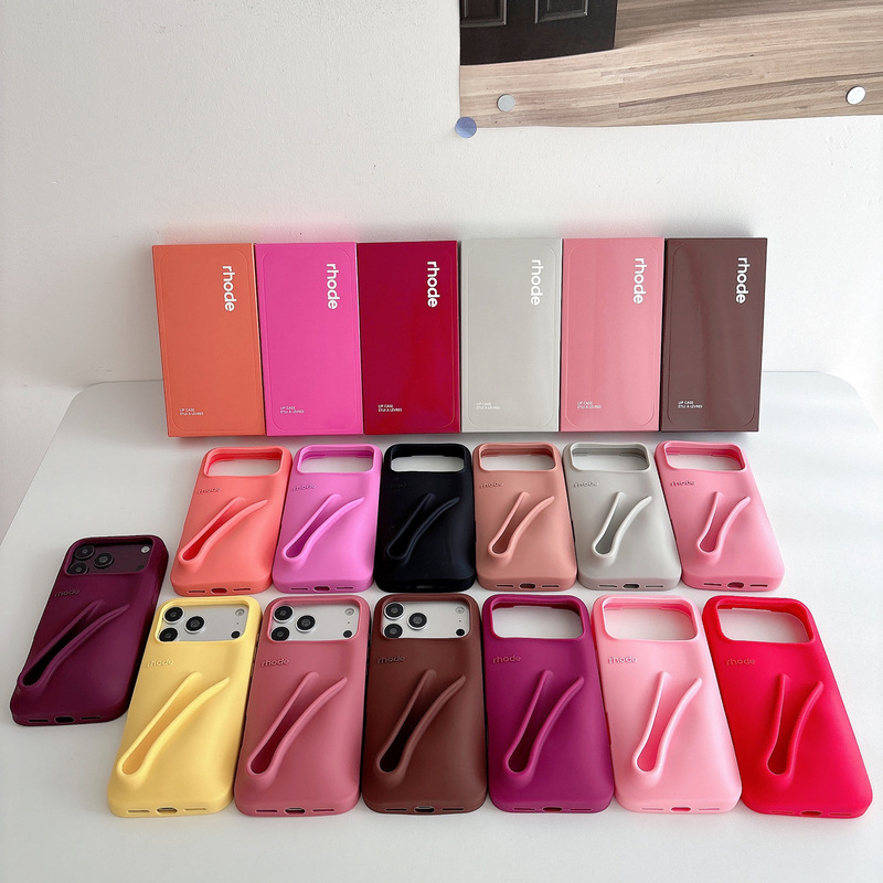 Hailey Rhode's Popular Phone Case Can Hold Lip Gloss and Lipstick, Suitable for iPhone 17, Trendy Ins-Style Lipstick Phone Case Hailey Rhode's Popular Phone Case Can Hold Lip Gloss and Lipstick, Suitable for iPhone 17, Trendy Ins-Style Lipstick Phone Case