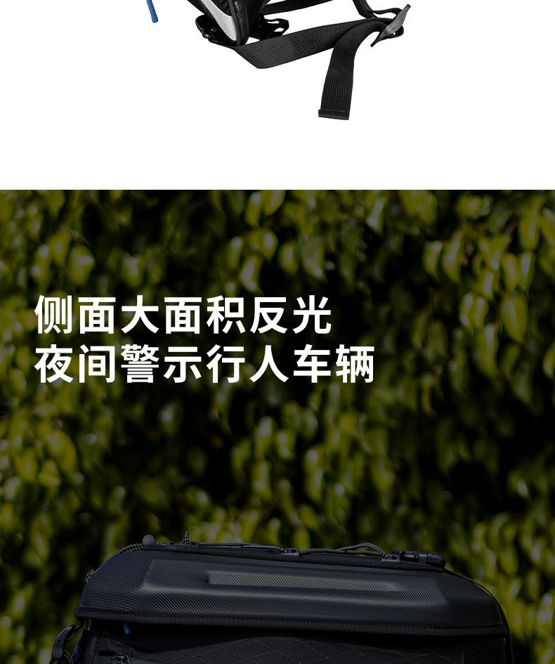 Motorcycle Rear Seat Helmet Bag, Large Capacity Riding Bag, Travel Backpack, Water-Resistant Tail Bag, Rider Gear