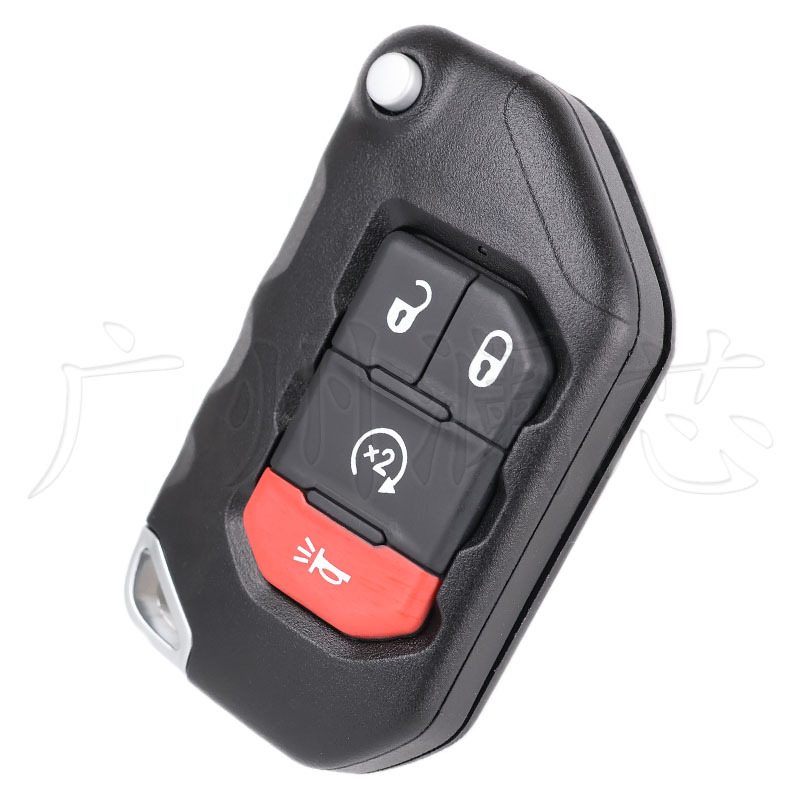 Suitable for Jeep Wrangler Sahara Oht1130261 New Foldableing Car Key 4A Chip 433Mhz