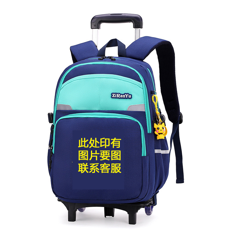 De una sola pieza de entrega nueva bolsa de carro de pescado natural Escuela Primaria Grado 2-6 protección ligera de la columna vertebral transfronteriza LOGO dedicado