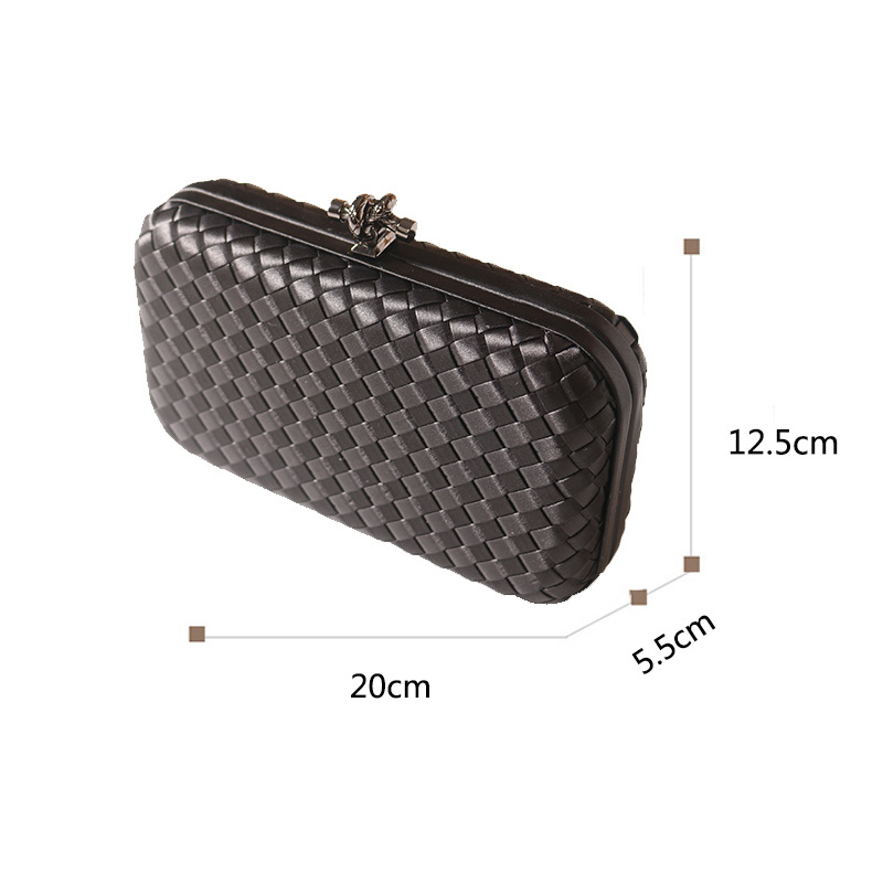 Evening Bag Bags Type Red Rose Red Green Polyester Solid Color Lingge Square Clutches