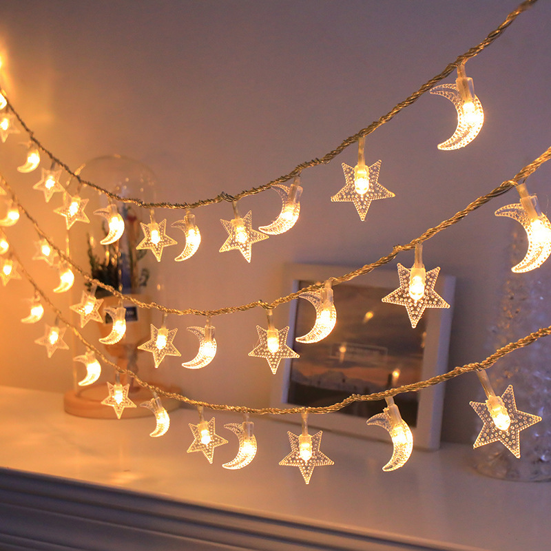 Led Star Lights, Colorful Lights, Solar Lights, Decorative Lights for Stalls and Camping, Ambient Lights, Starry Sky Lights, Christmas Moon Lights