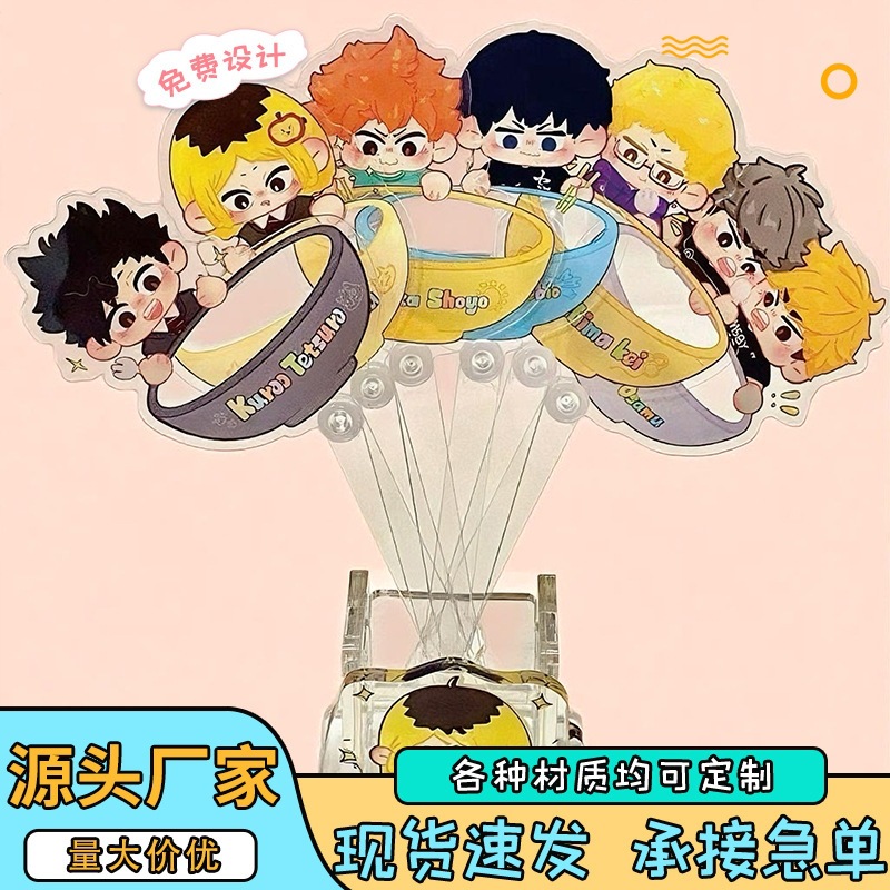 2026 New Anime Star Merchandise Transparent Acrylic Photo Stick Support Gift, Handheld DIY Photo Card