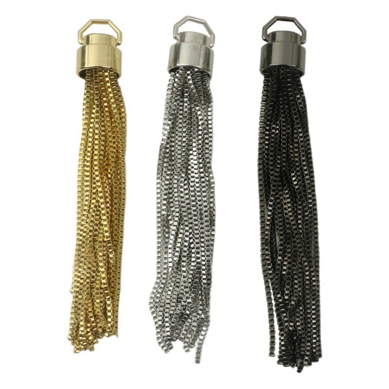Equipaje accesorios de hardware borla colgante de metal colgante de la joyería de la cadena de ropa bolsa de aleación de zinc colgante