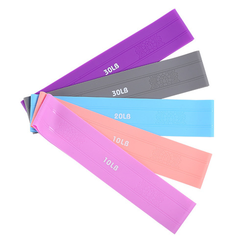 Silicone elastic band fitness yoga shaping pull band butt lift beautiful buttocks squat squat exercise elastic ring resistance band