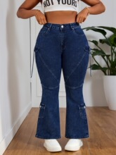 B 13336 Low Waist Flared Jeans ����΢��ţ�п� ŷ���羳